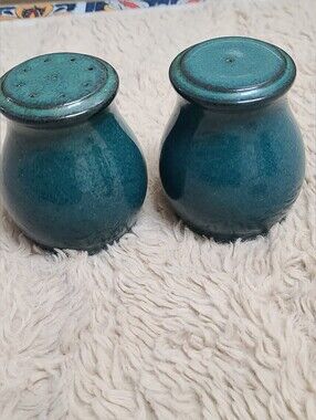 Denby Salt and Pepper Pot Shaker Set, Pottery Cruet Set